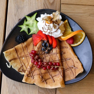 selbstgemachte Crepes